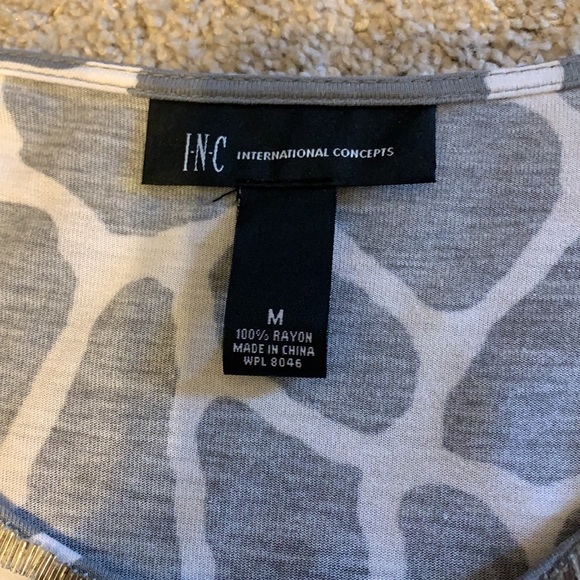 INC top with cut outs and beads - Picture 3 of 5